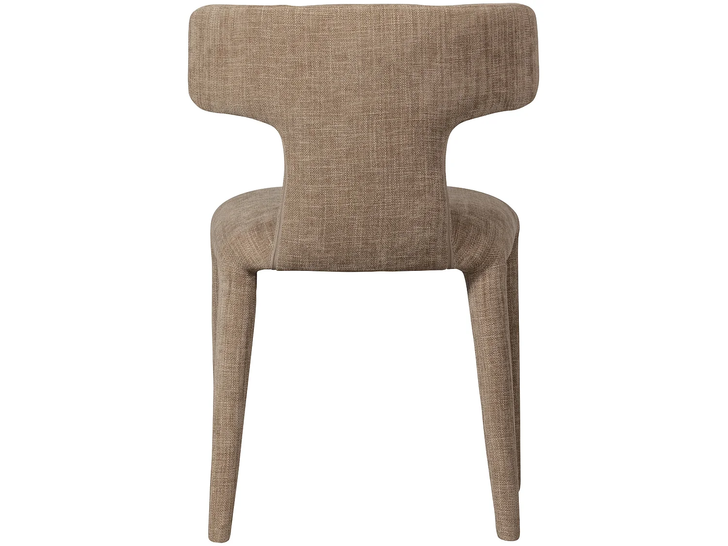 Lot de 2 chaises de salle à manger en polyester PERMIT