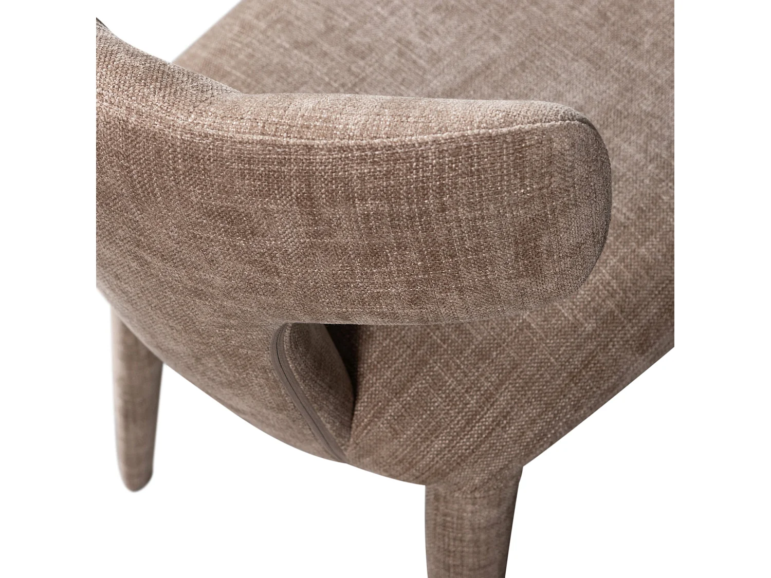 Lot de 2 chaises de salle à manger en polyester PERMIT