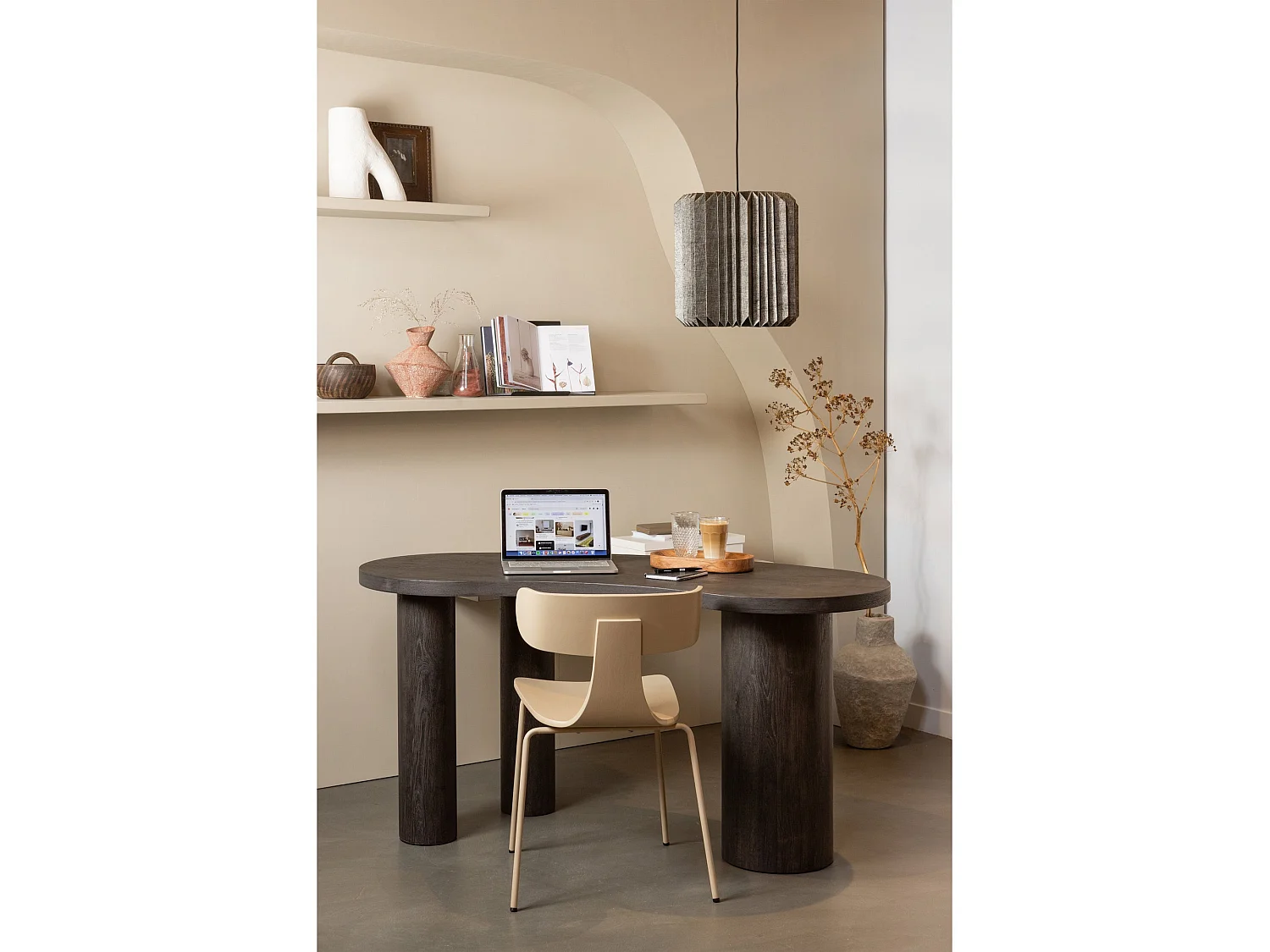 Lot de 2 chaises de salle à manger en frêne FORM