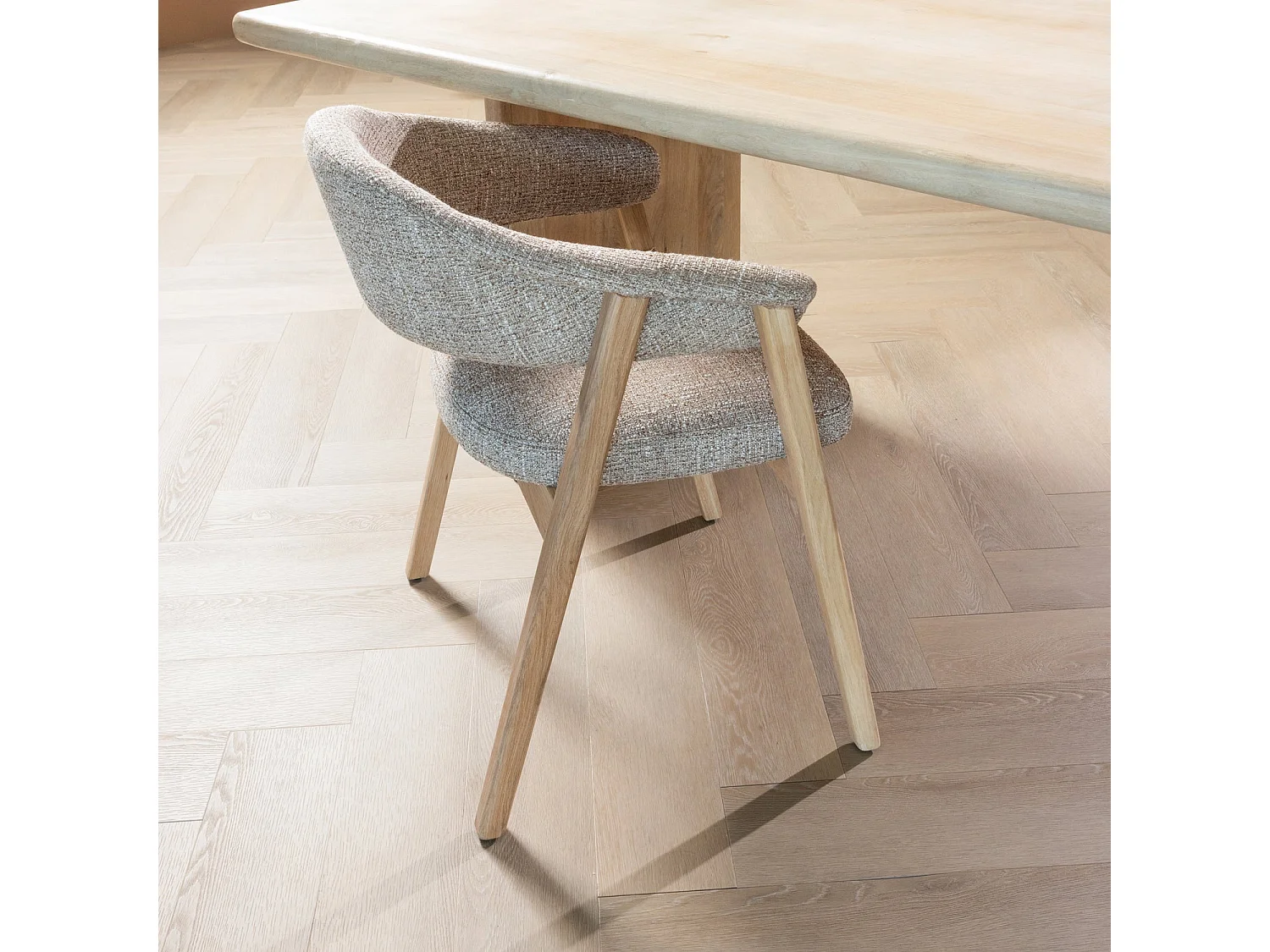 Chaises de salle à manger en chêne TUNAR
