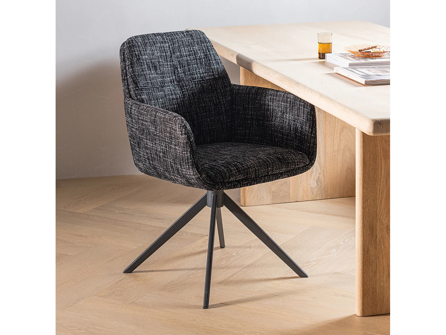 Chaise de salle à manger en melange GRANT