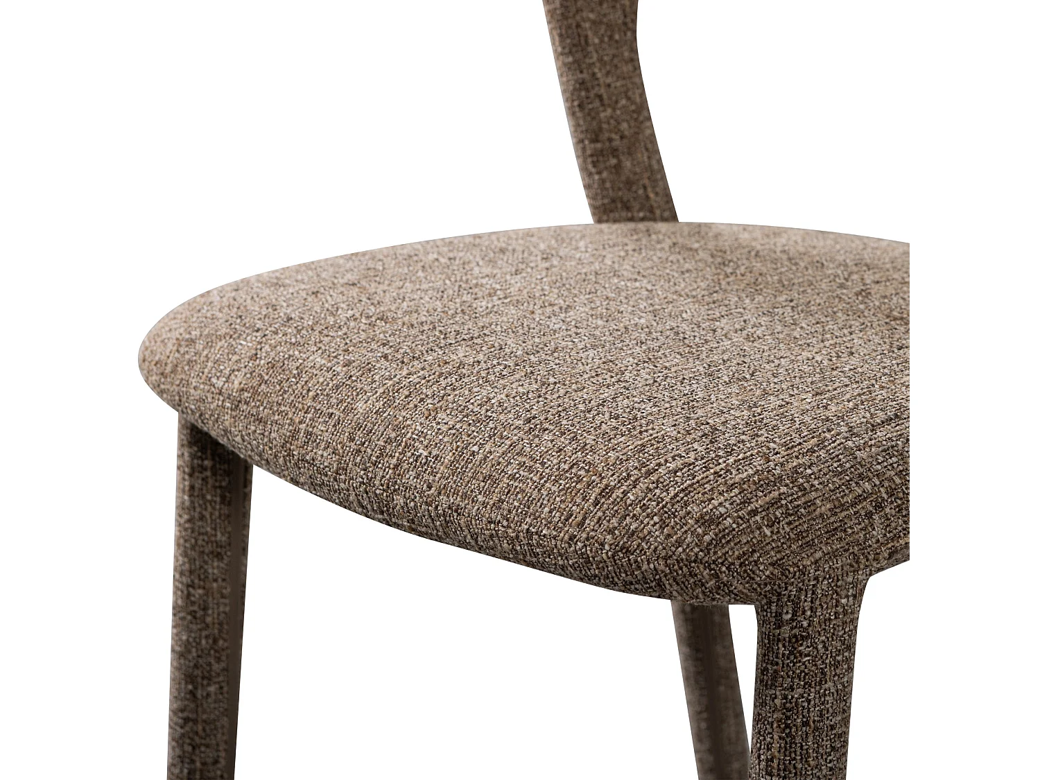 Lot de 2 chaises de salle à manger en polyester NOBLE