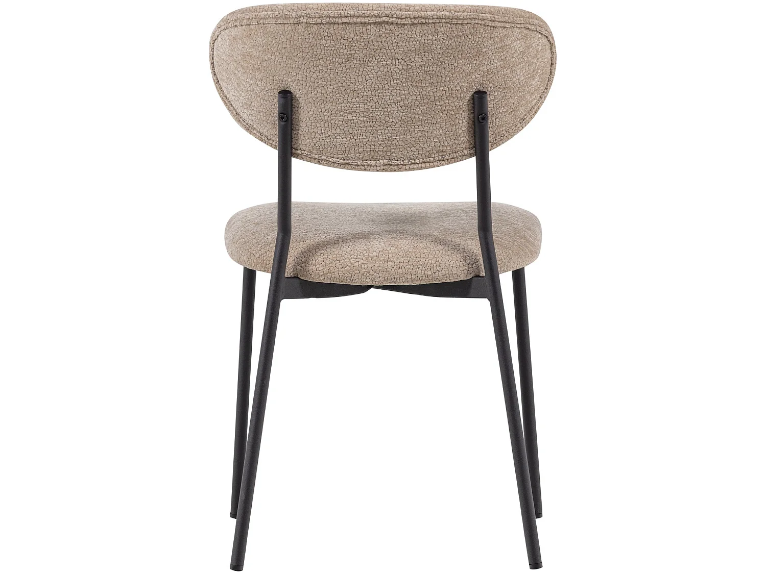 Lot de 2 fauteuils de table en chenille KJELD