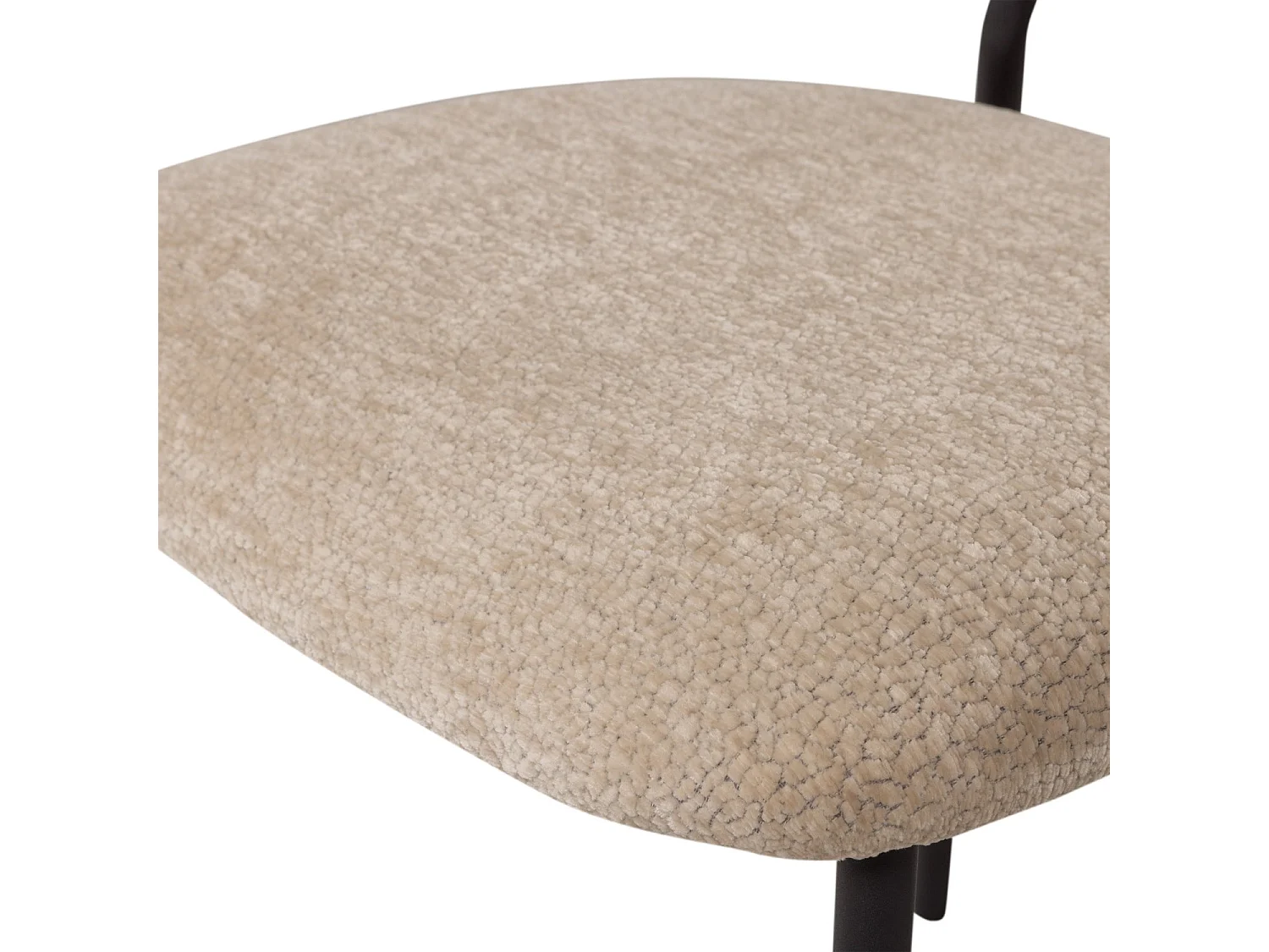 Lot de 2 fauteuils de table en chenille KJELD