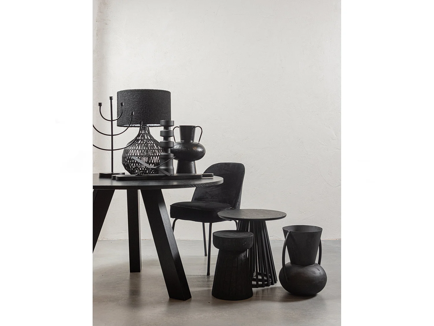 Chaises de table velours VOGUE