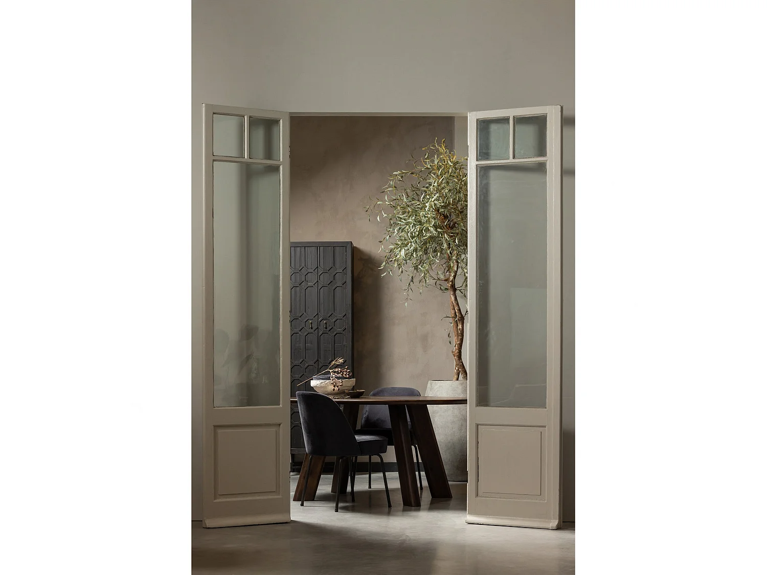 Chaises de table velours VOGUE