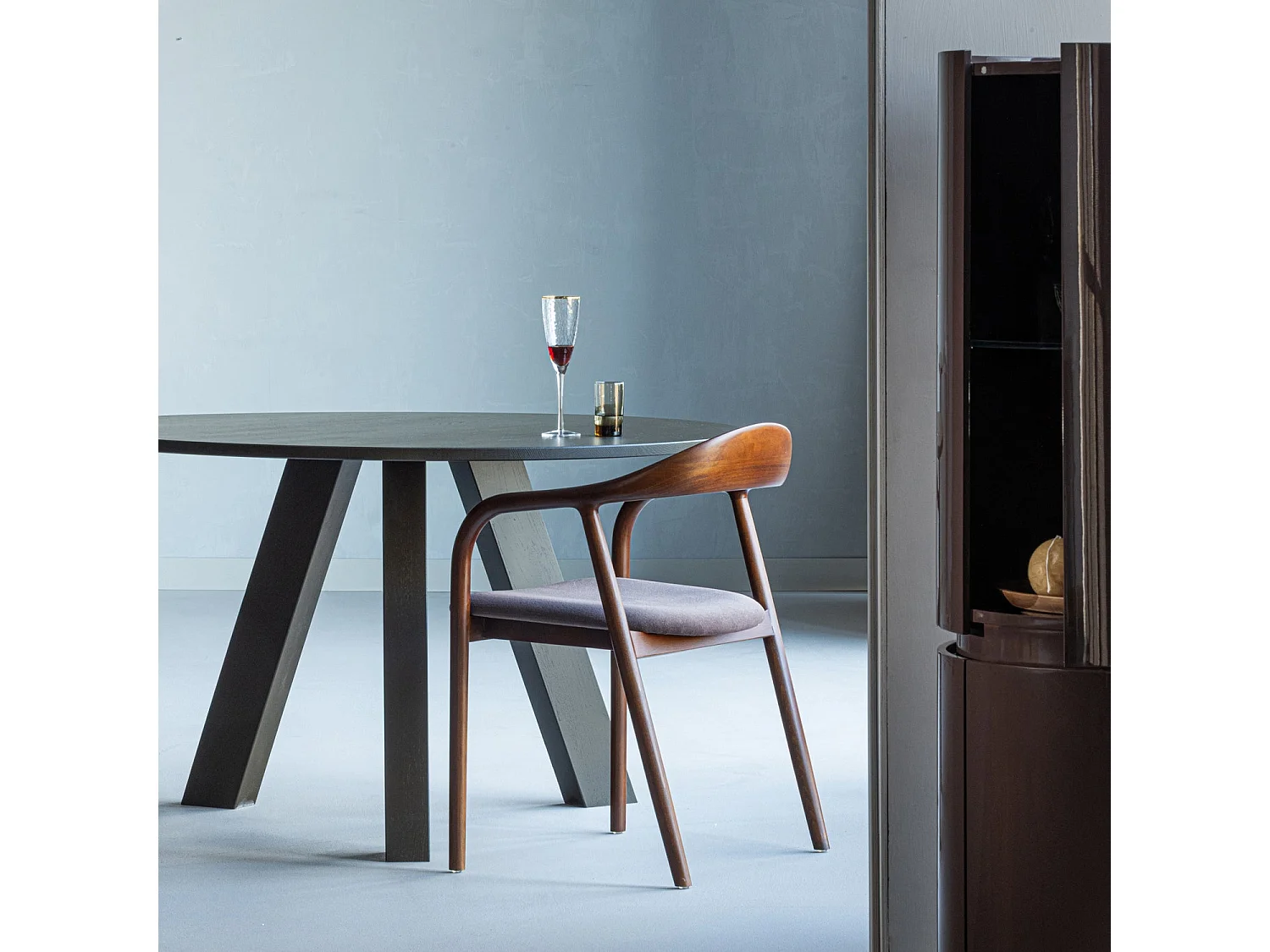 Chaise de salle à manger en bois de hêtre BRAN