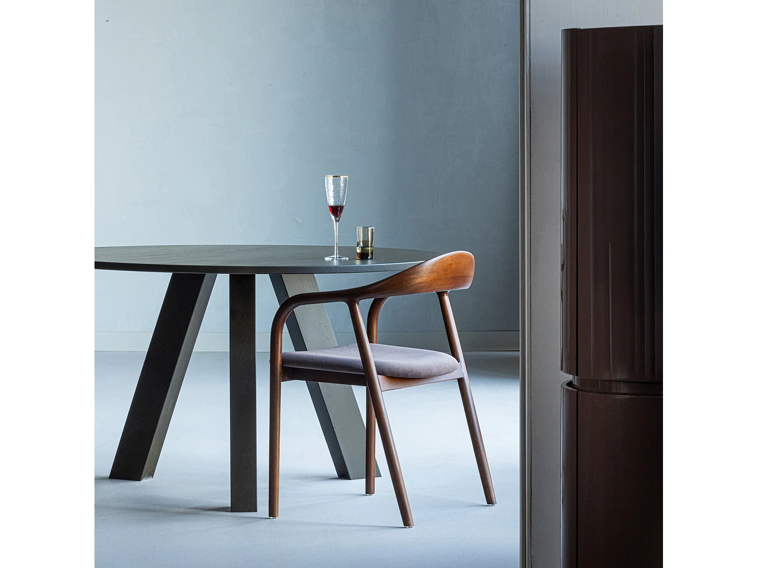 Chaise de salle à manger en bois de hêtre BRAN