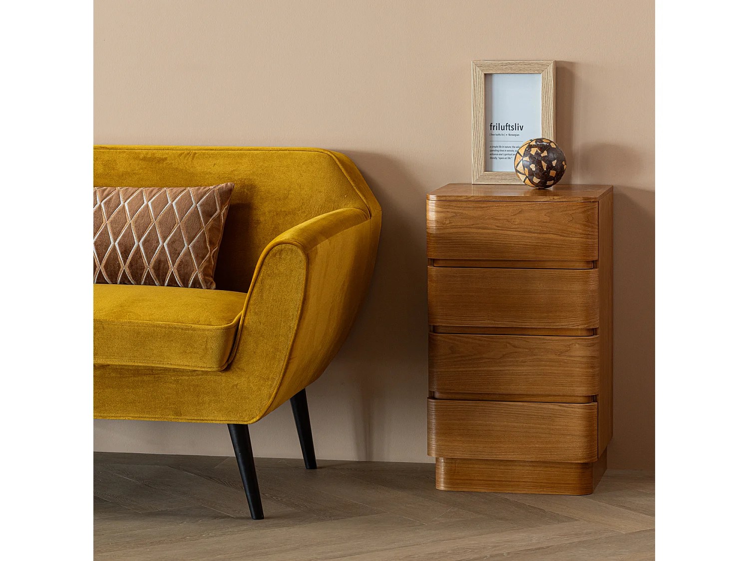 Commode 4 tiroirs en mdf FEJO