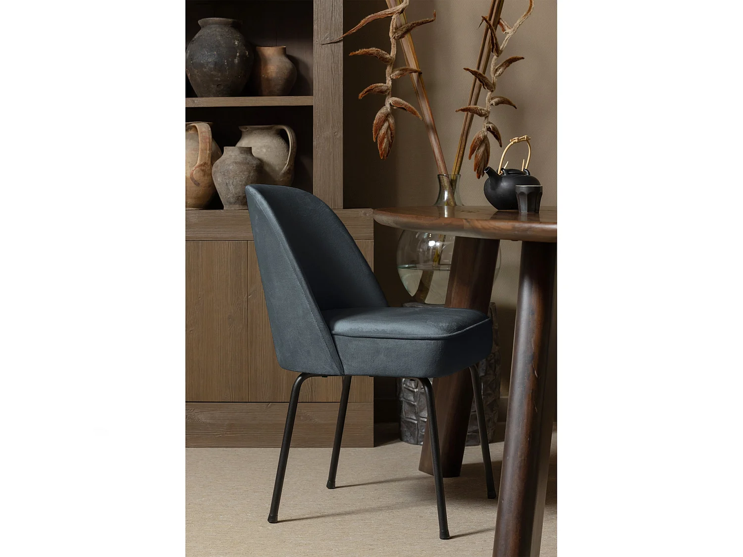 Chaises de table velours VOGUE