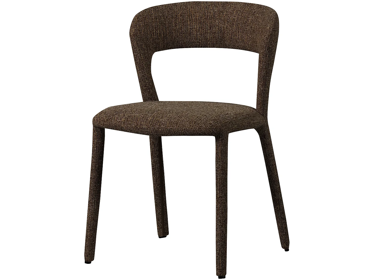 Lot de 2 chaises de salle à manger en polyester NOBLE