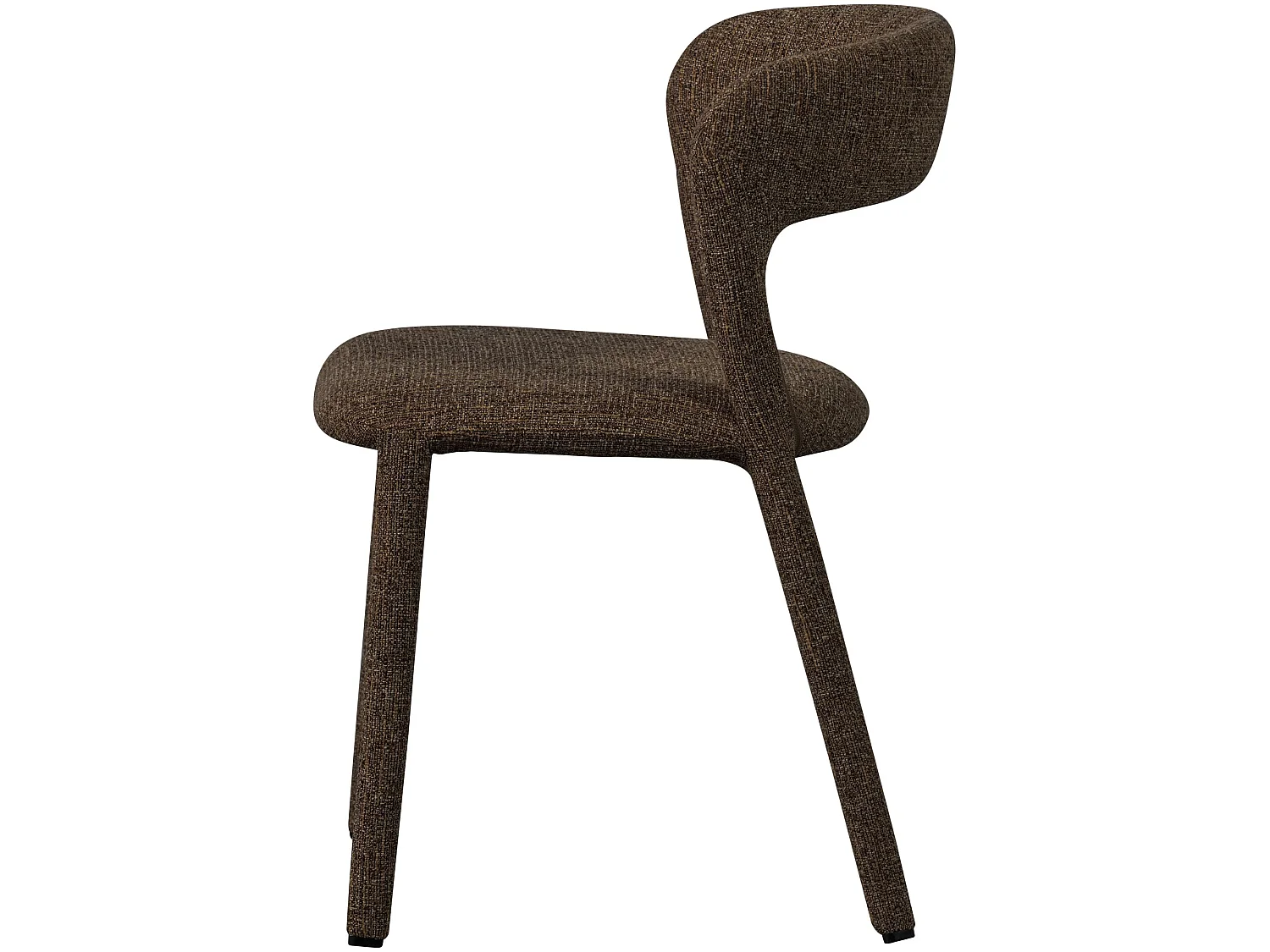 Lot de 2 chaises de salle à manger en polyester NOBLE