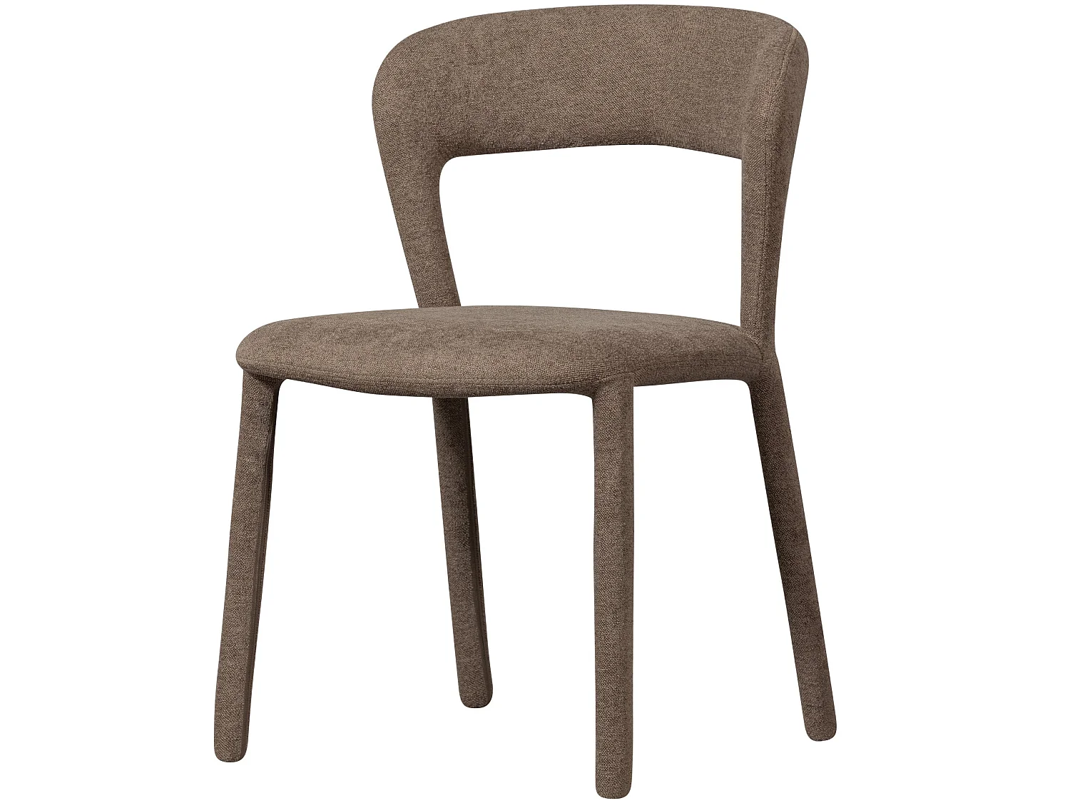 Lot de 2 chaises de salle à manger en polyester NOBLE