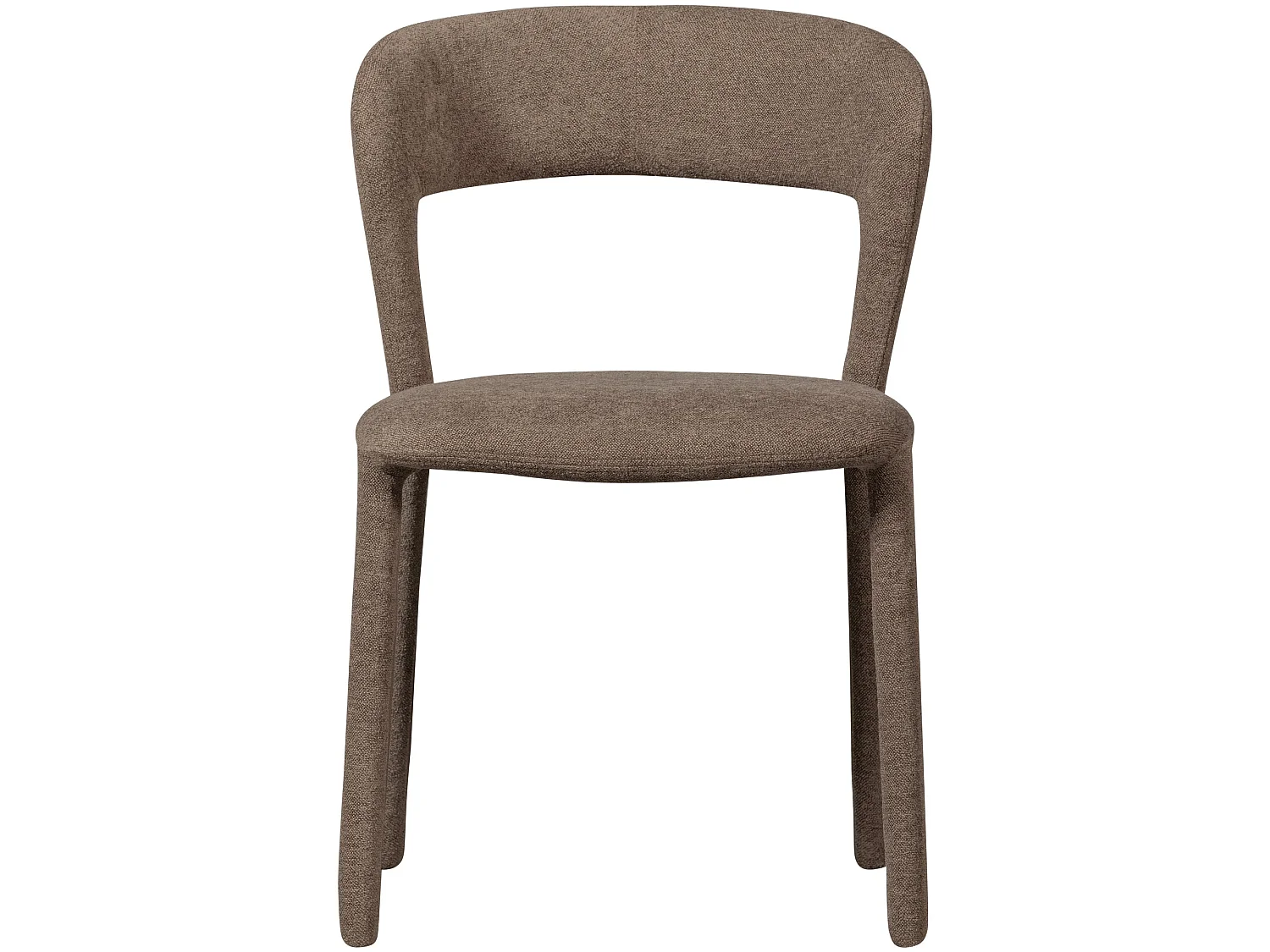 Lot de 2 chaises de salle à manger en polyester NOBLE