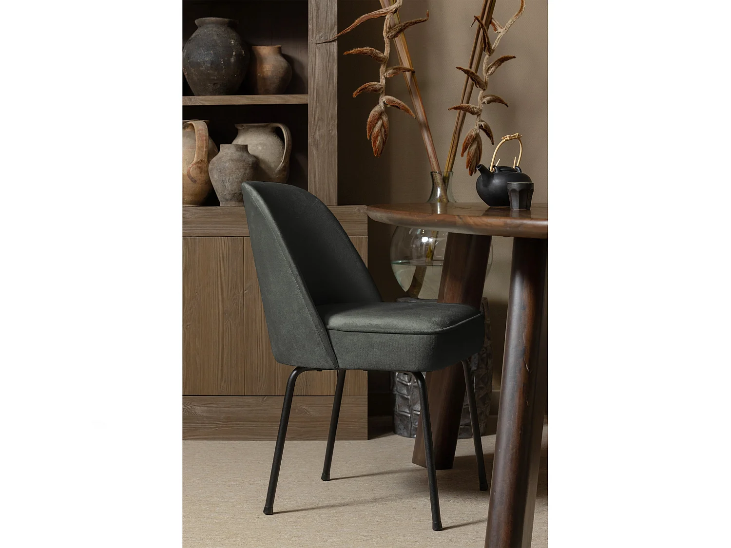 Chaises de table velours VOGUE