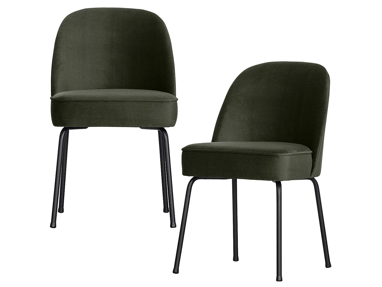 Chaises de table velours VOGUE