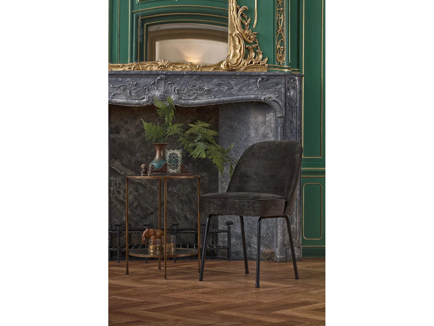 Chaises de table velours VOGUE