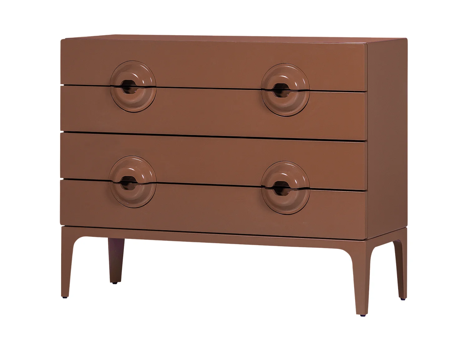 Commode 3 tiroirs en bois d'eucalyptus MERGE