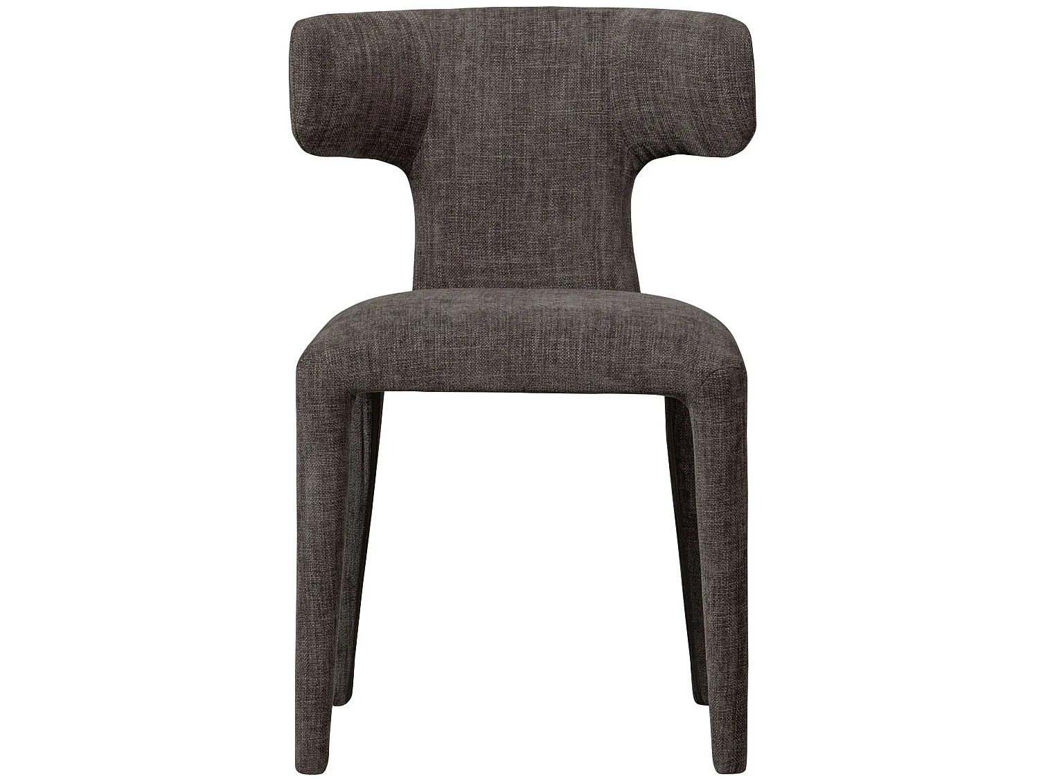 Lot de 2 chaises de table en polyester PERMIT