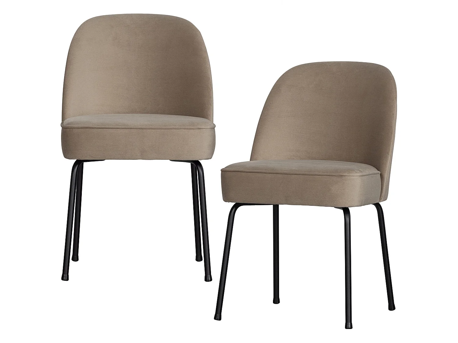 Chaises de table velours VOGUE