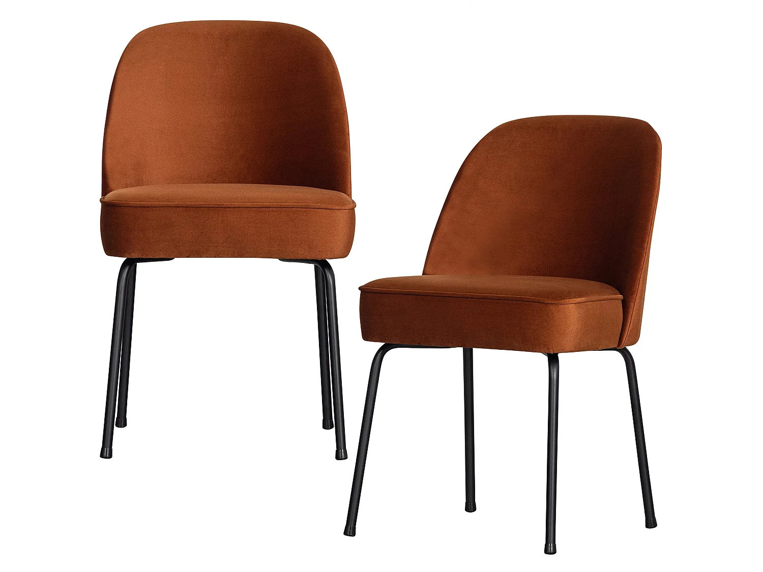 Chaises de table velours VOGUE