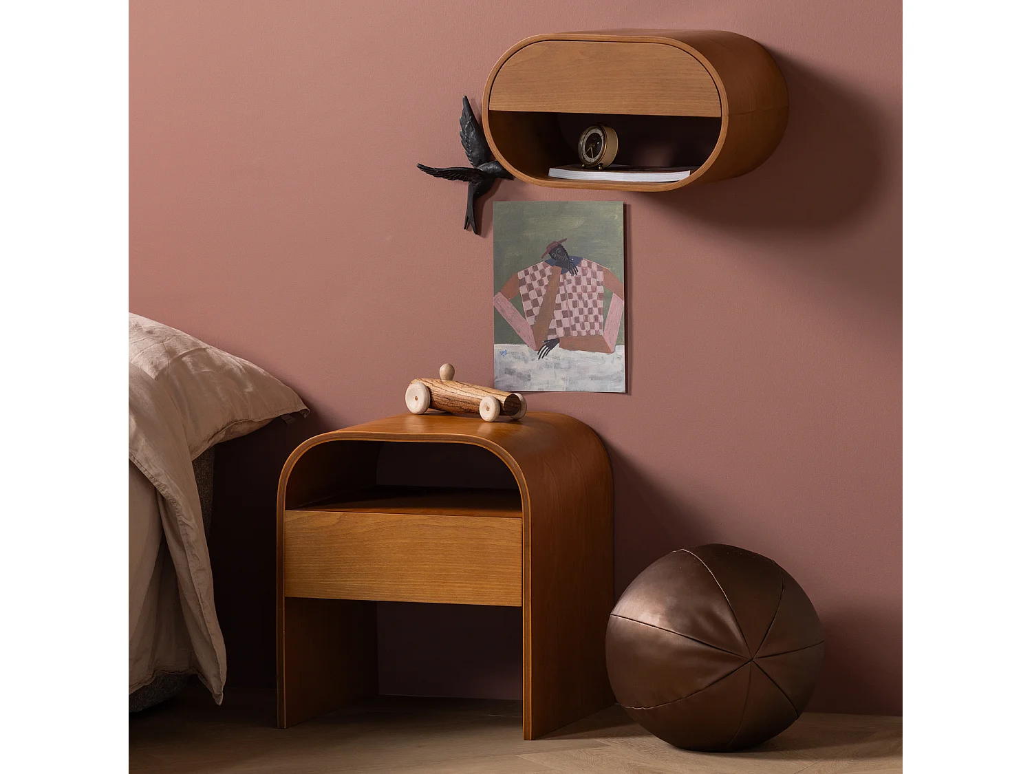 Commode suspendue en mdf MOMO