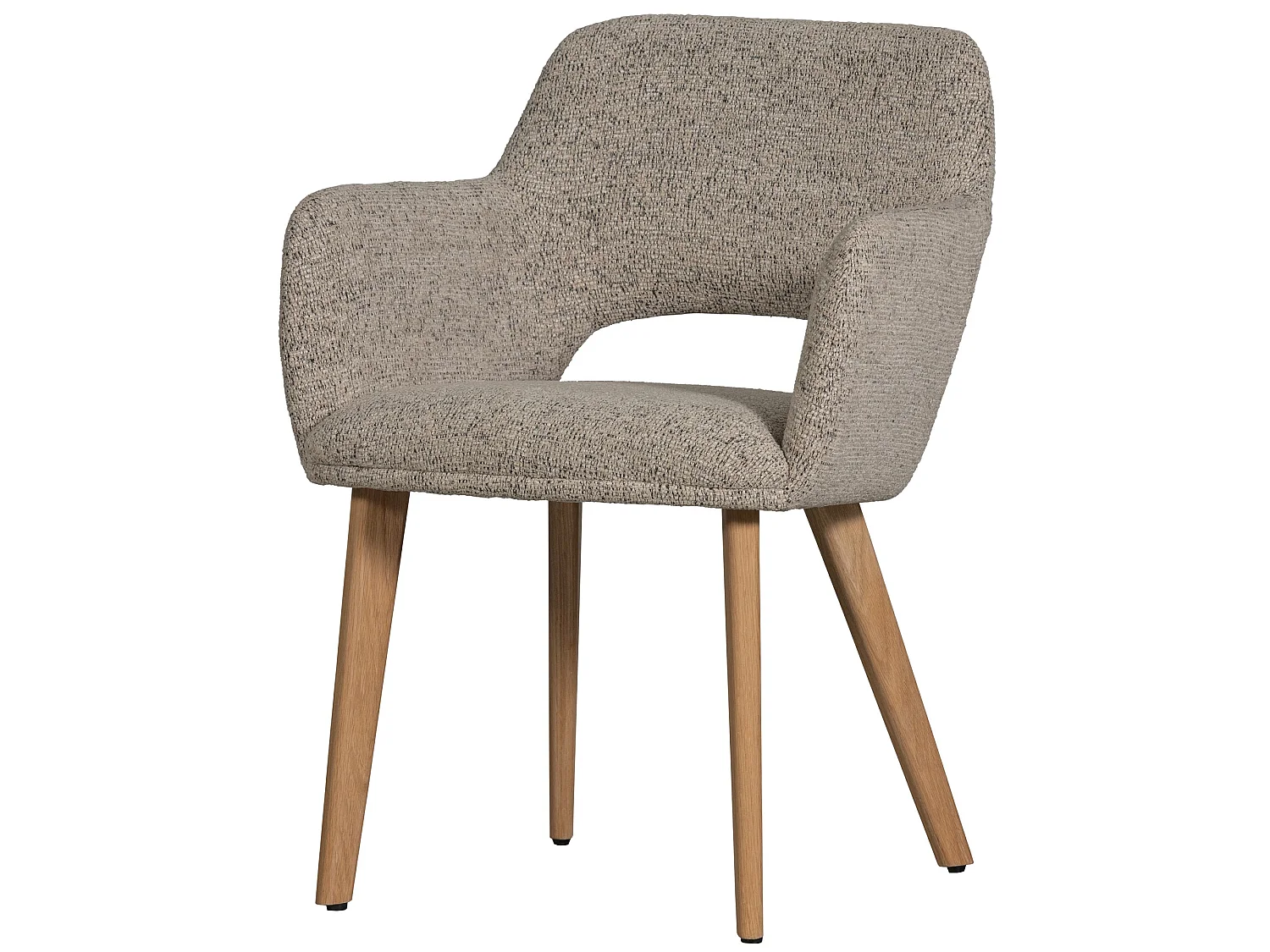 Lot de 2 chaises de table en polyester MURAT