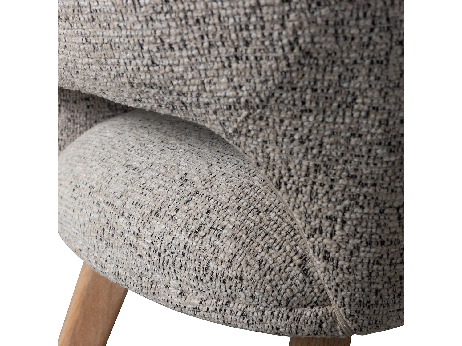 Lot de 2 chaises de table en polyester MURAT