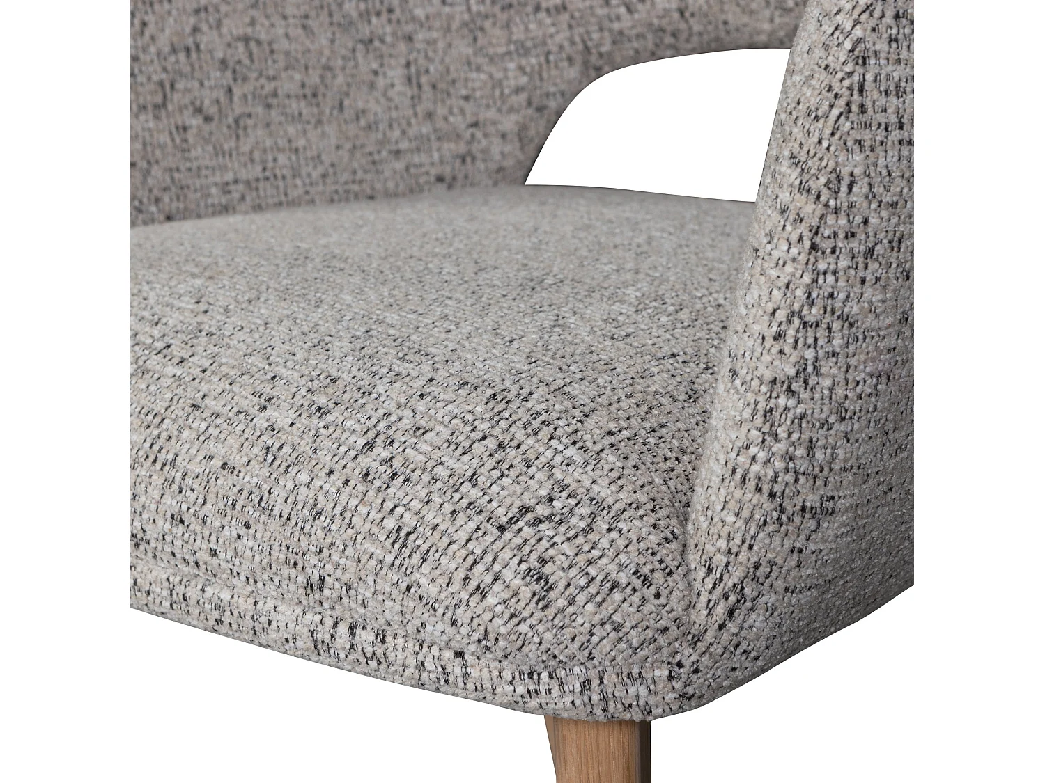 Lot de 2 chaises de table en polyester MURAT