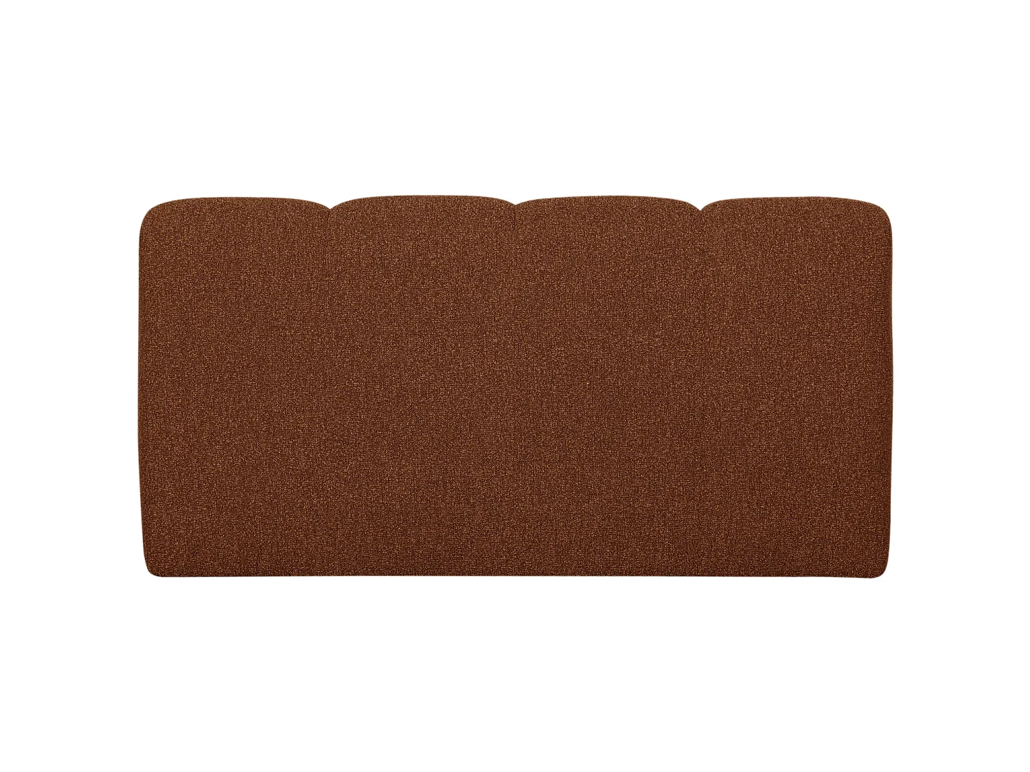 Banc de salle a manger avec dossier en bouclé L164 MOJO