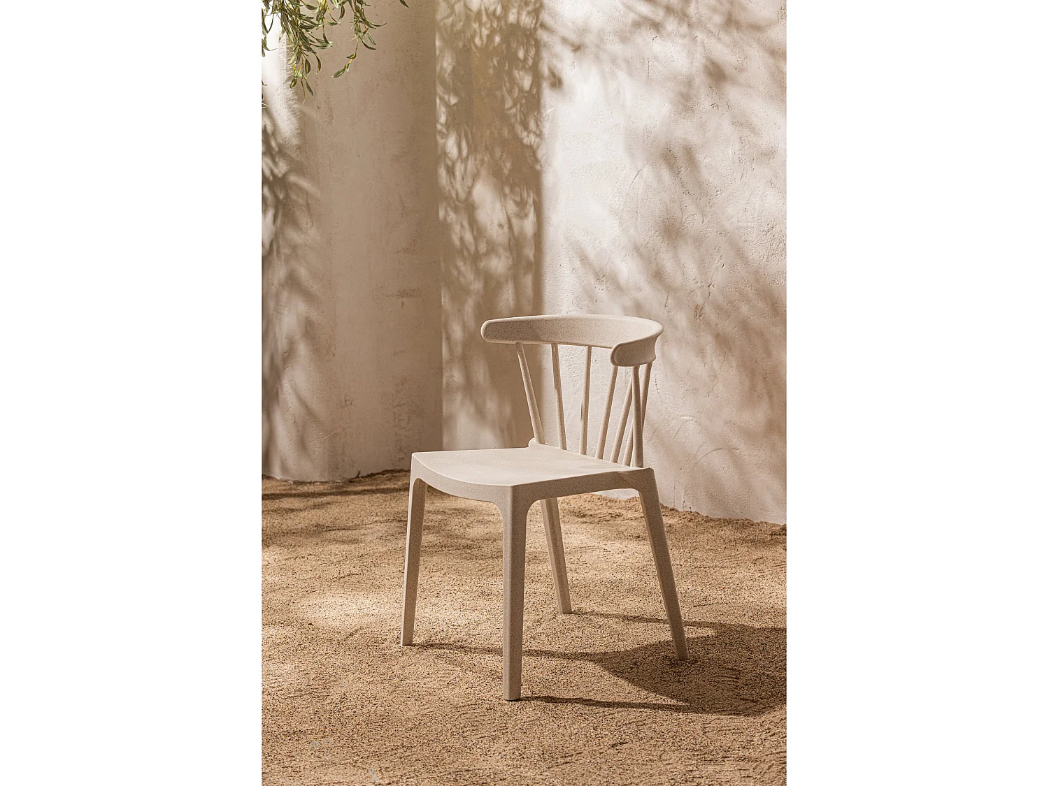 Lot de 2 chaises de jardin en polypropylène BLISS