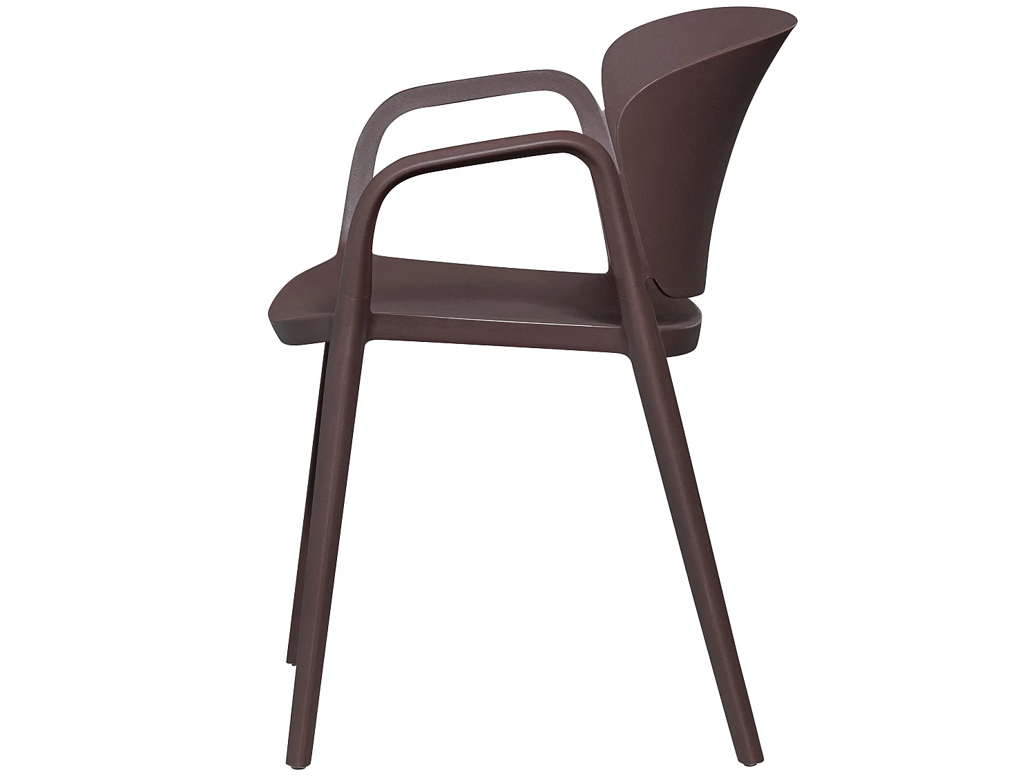Lot de 2 chaises de jardin en polypropylène BENT