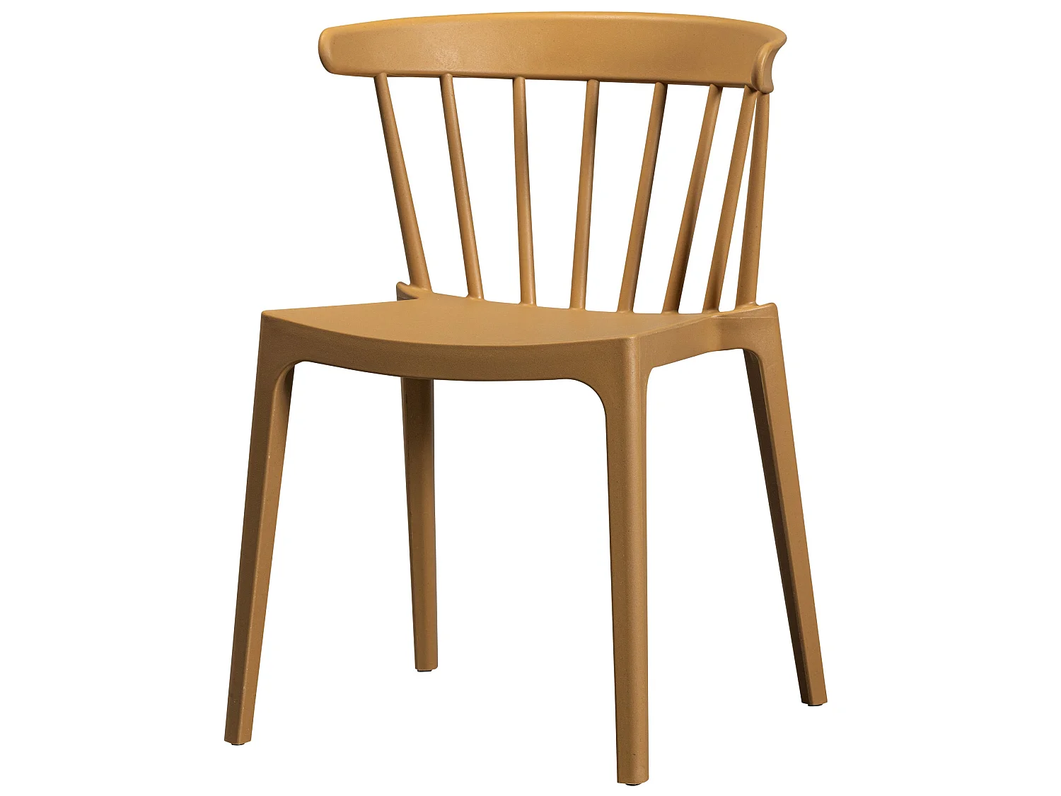Lot de 2 chaises de jardin en fibre de bambou BLISS