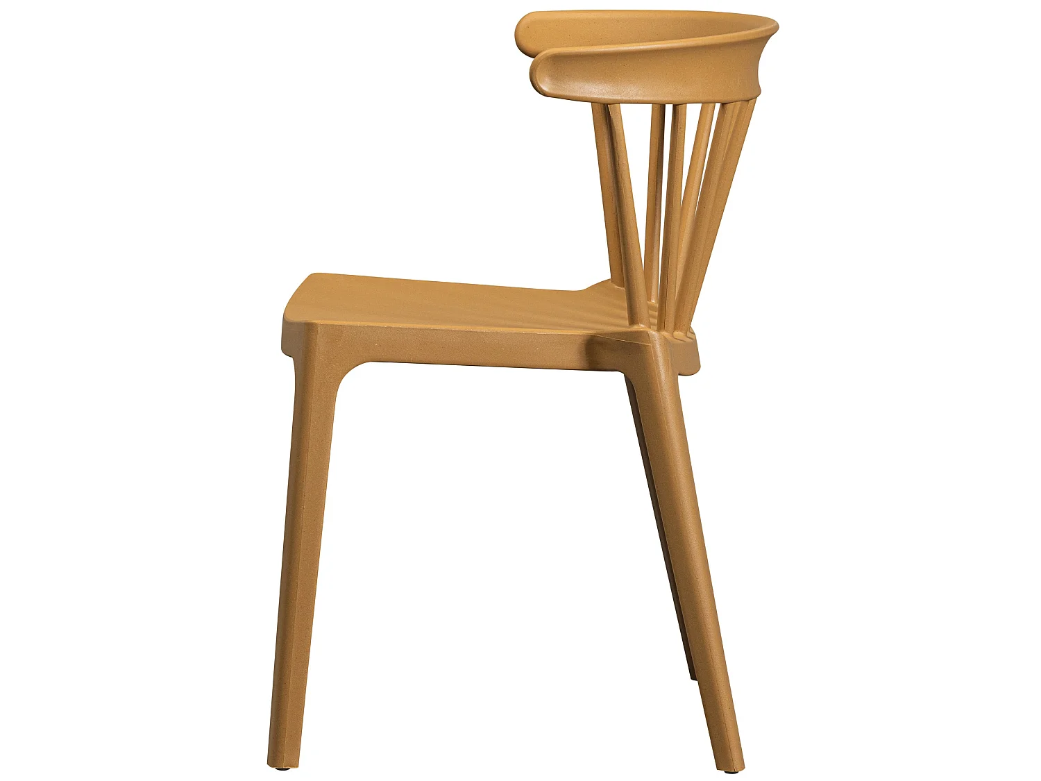 Lot de 2 chaises de jardin en fibre de bambou BLISS