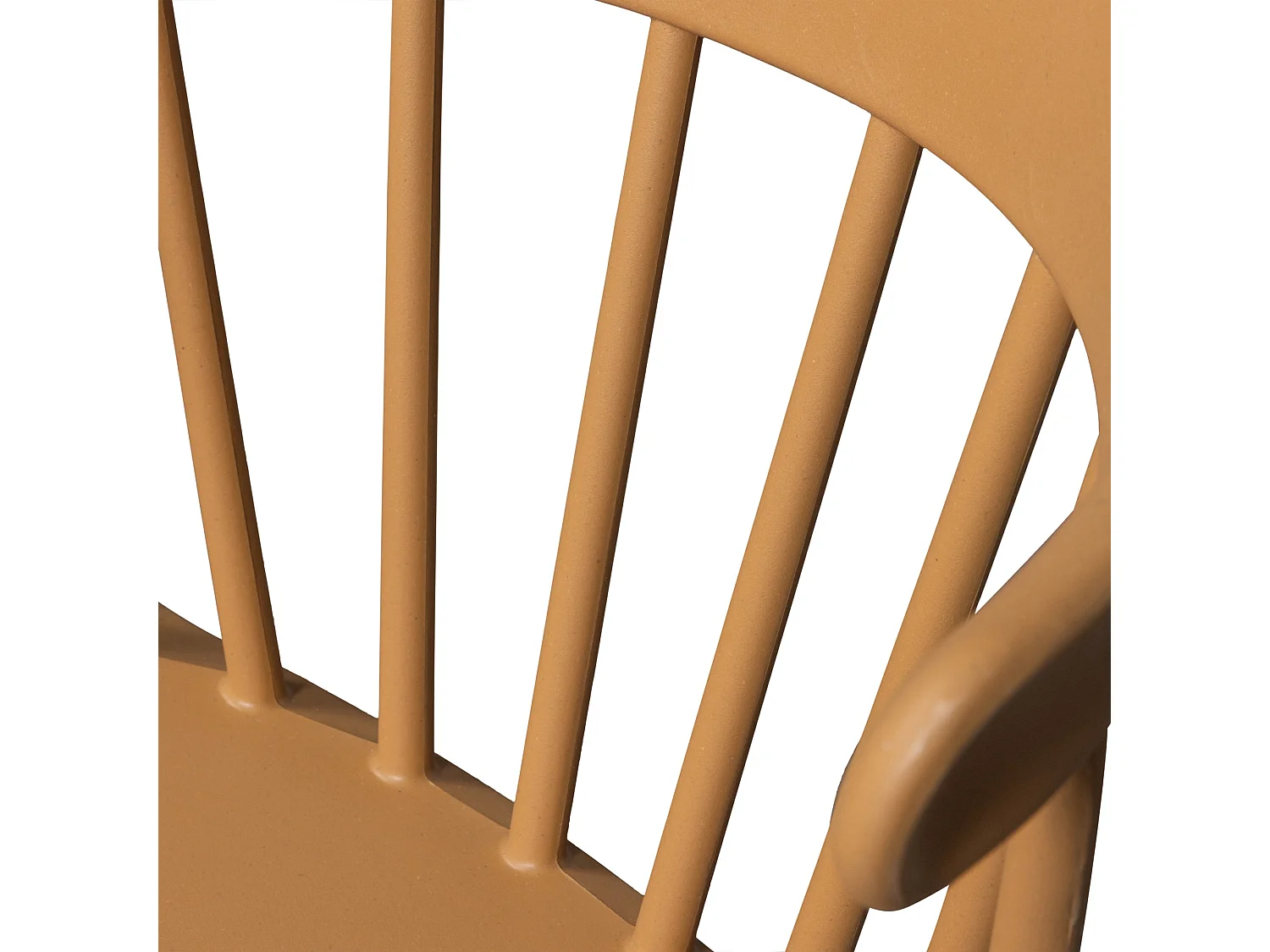Lot de 2 chaises de jardin en fibre de bambou BLISS