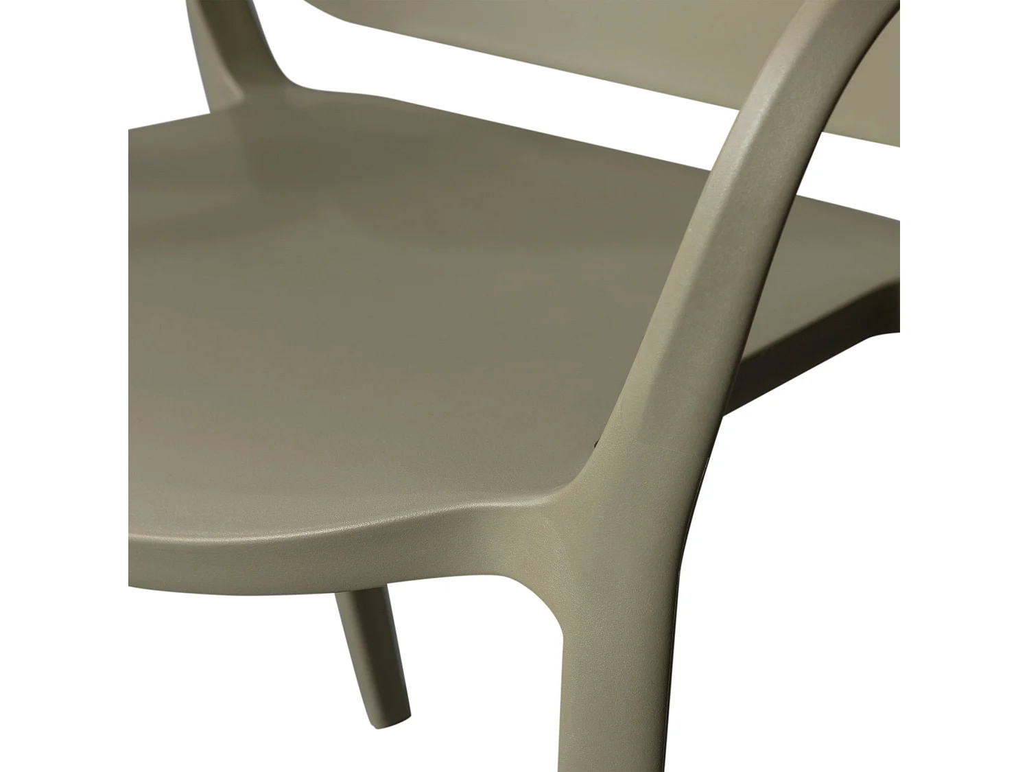 Lot de 2 chaises de jardin en polypropylène BENT