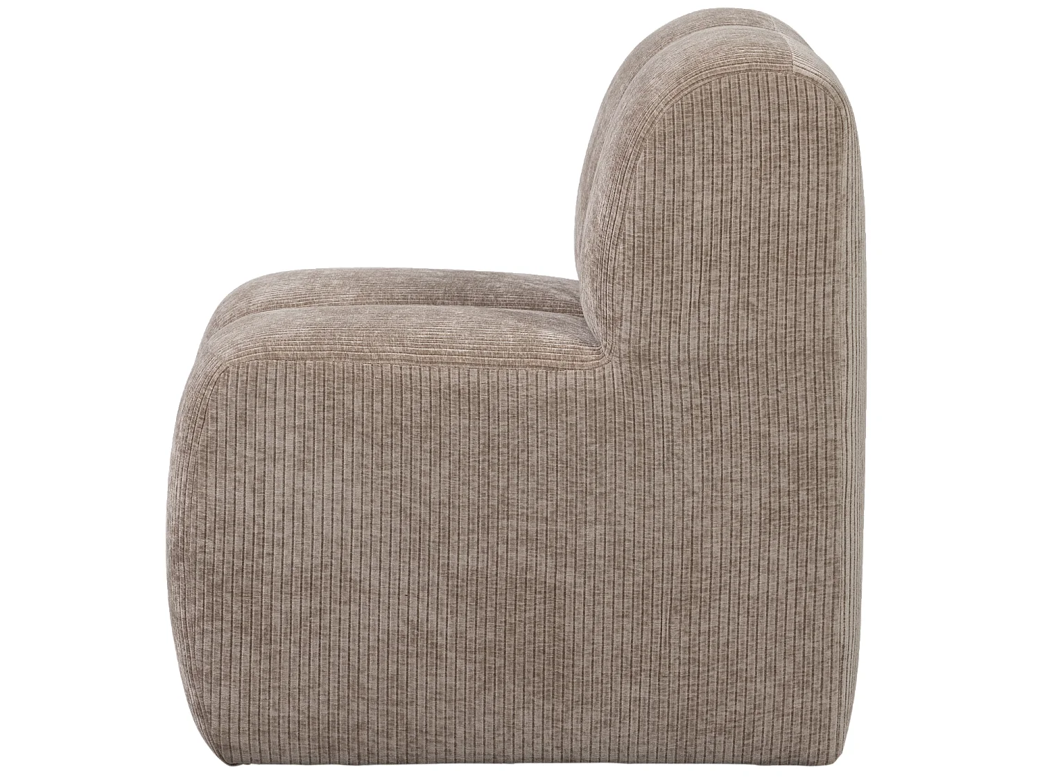 Banc de salle a manger avec dossier en bouclé L84 MOJO