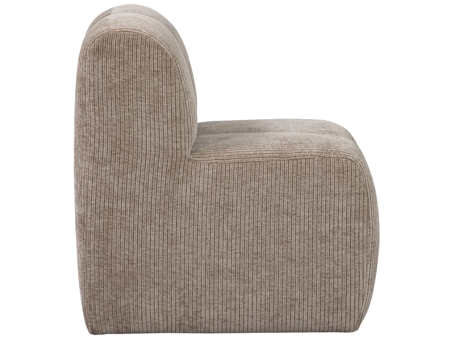 Banc de salle a manger avec dossier en bouclé L84 MOJO