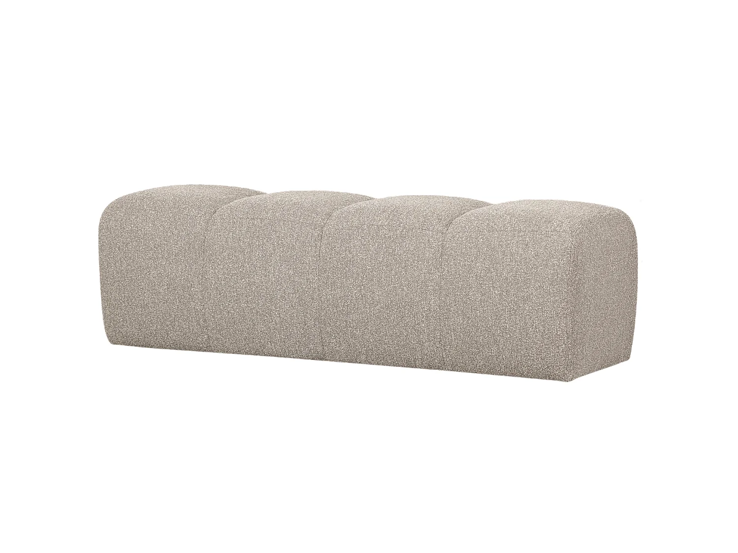 Banc de salle à manger en tissu bouclé MOJO