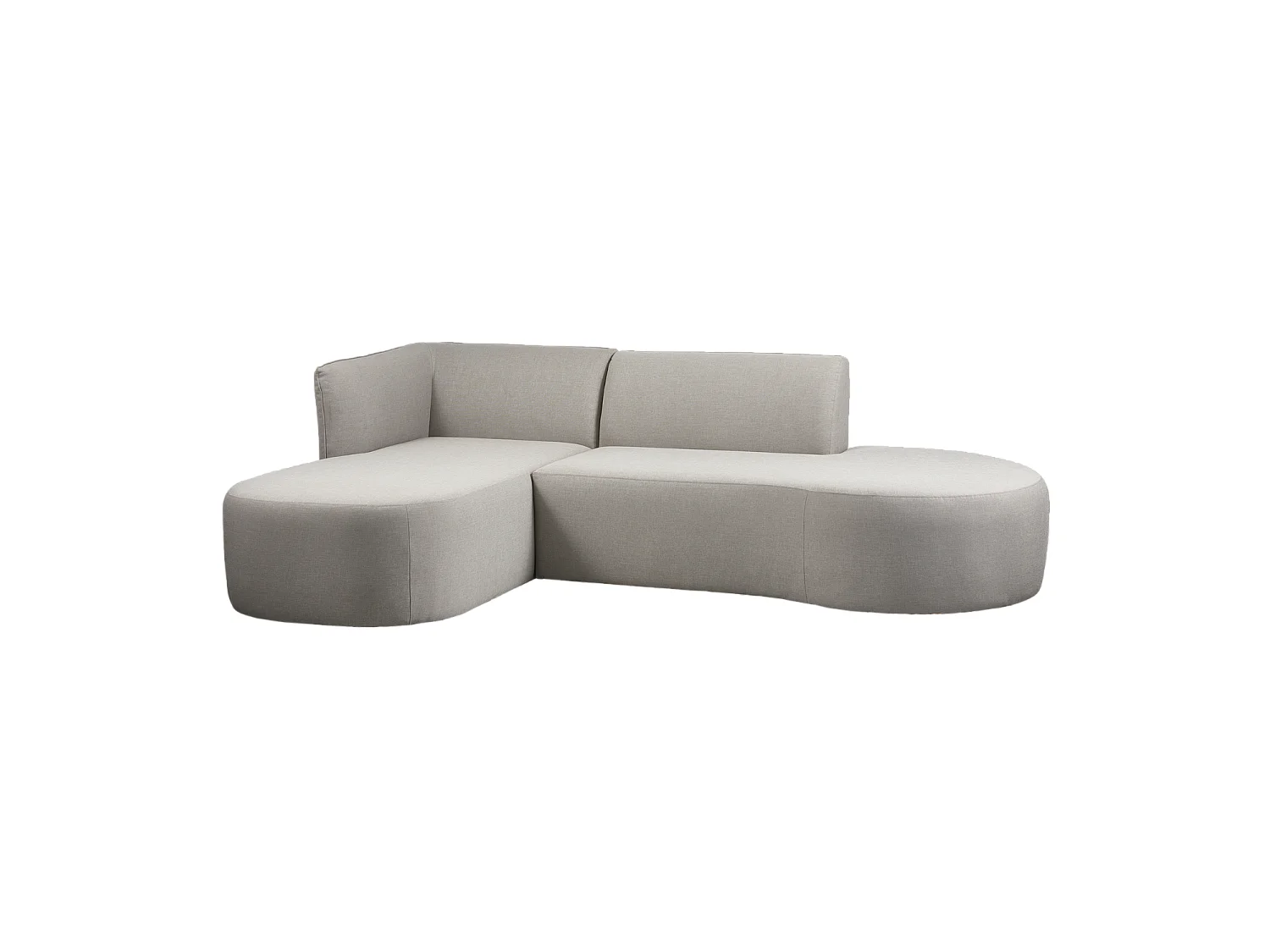 Salon de jardin d'angle gauche en tissu d’extérieur CHIOS