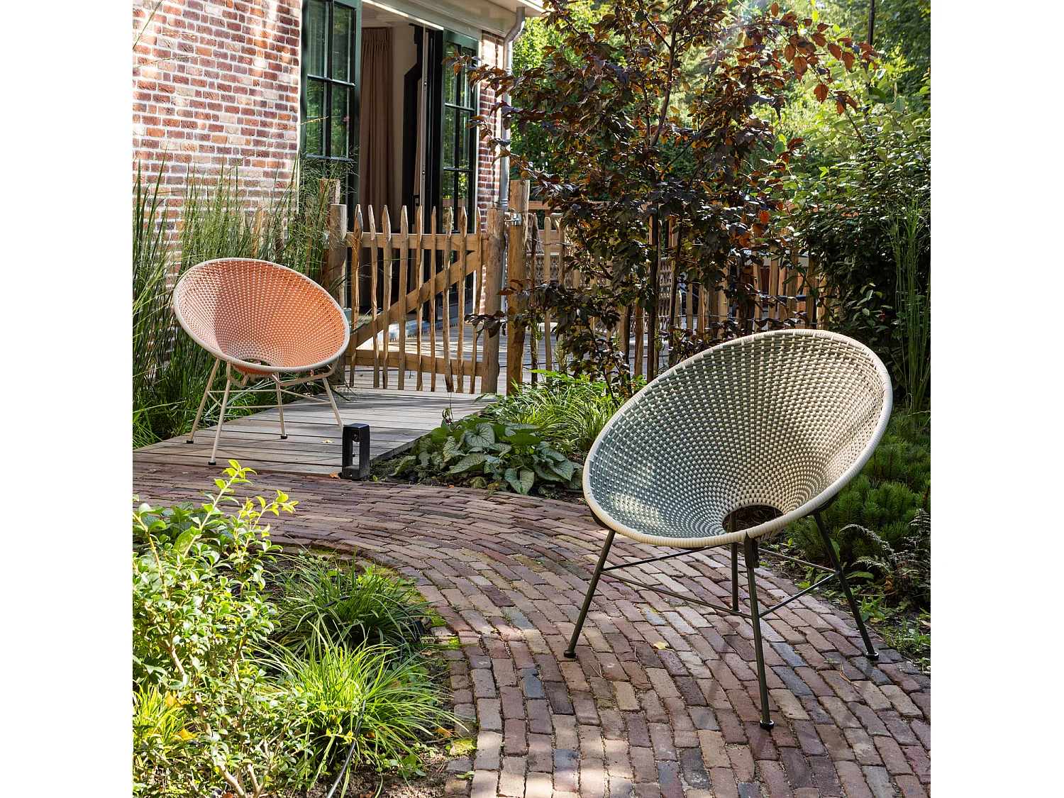 Fauteuil de jardin en wicker KAZOUN