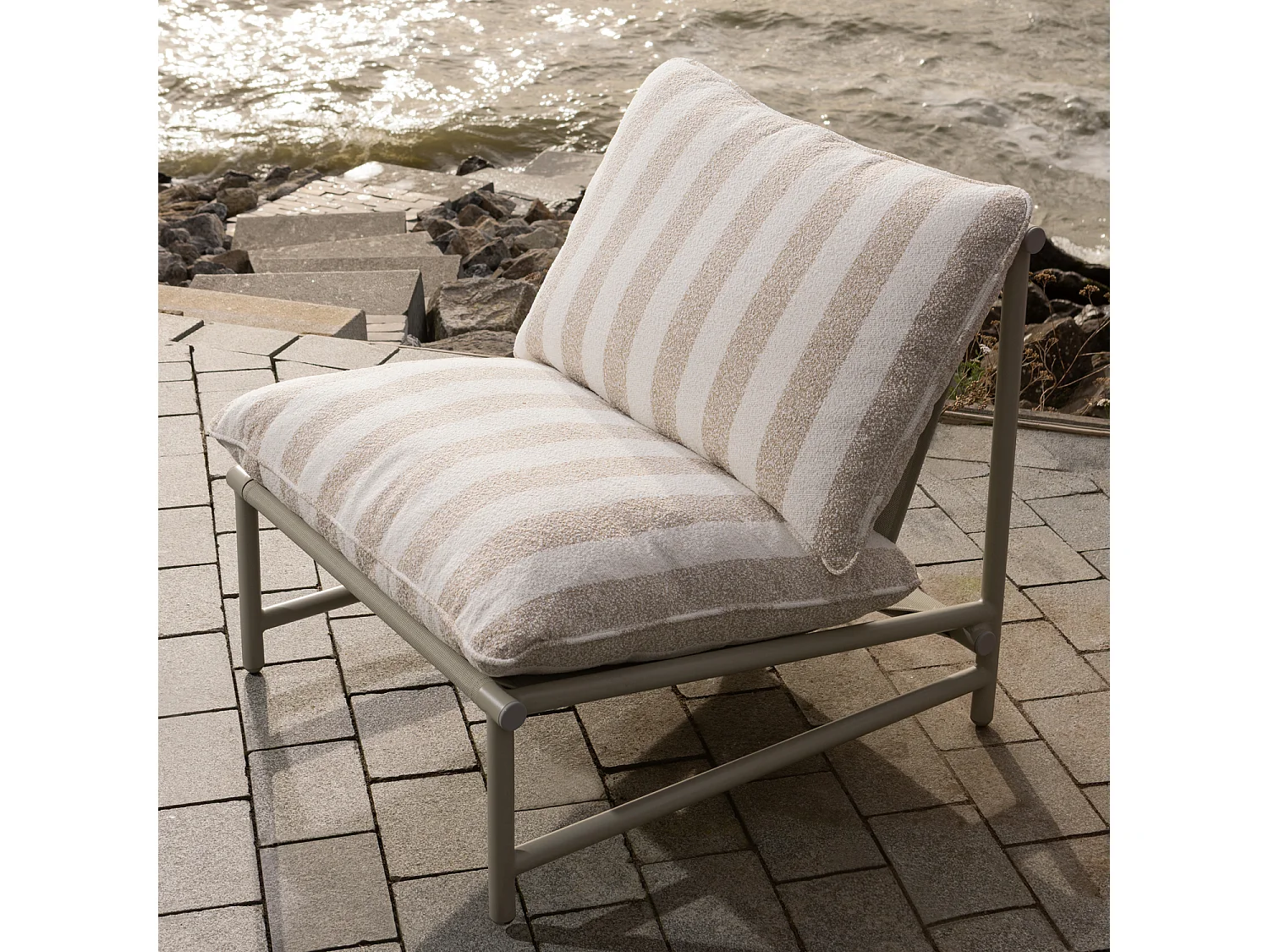 Fauteuil de jardin en aluminium ELVO