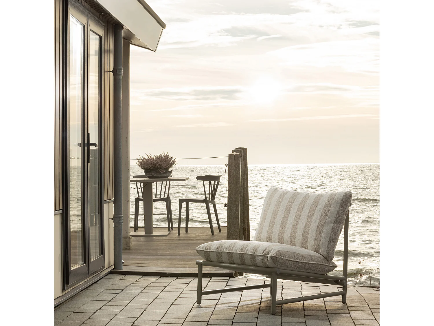 Fauteuil de jardin en aluminium ELVO