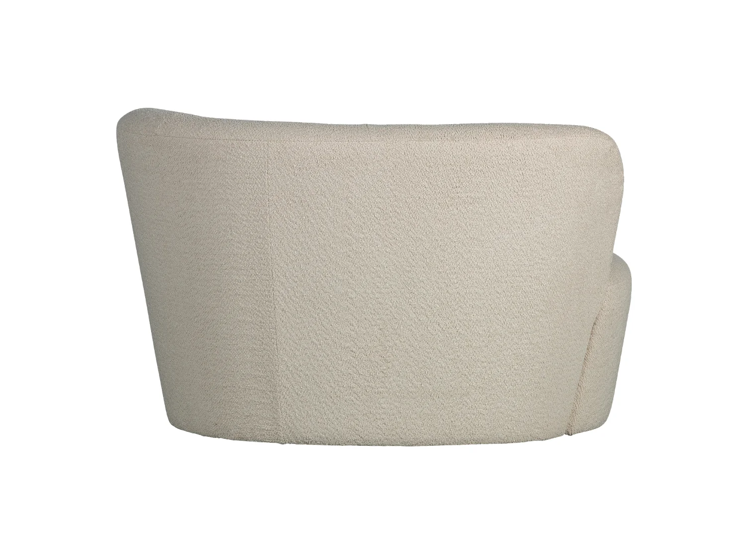 Canapé d'angle droit bouclé STONE