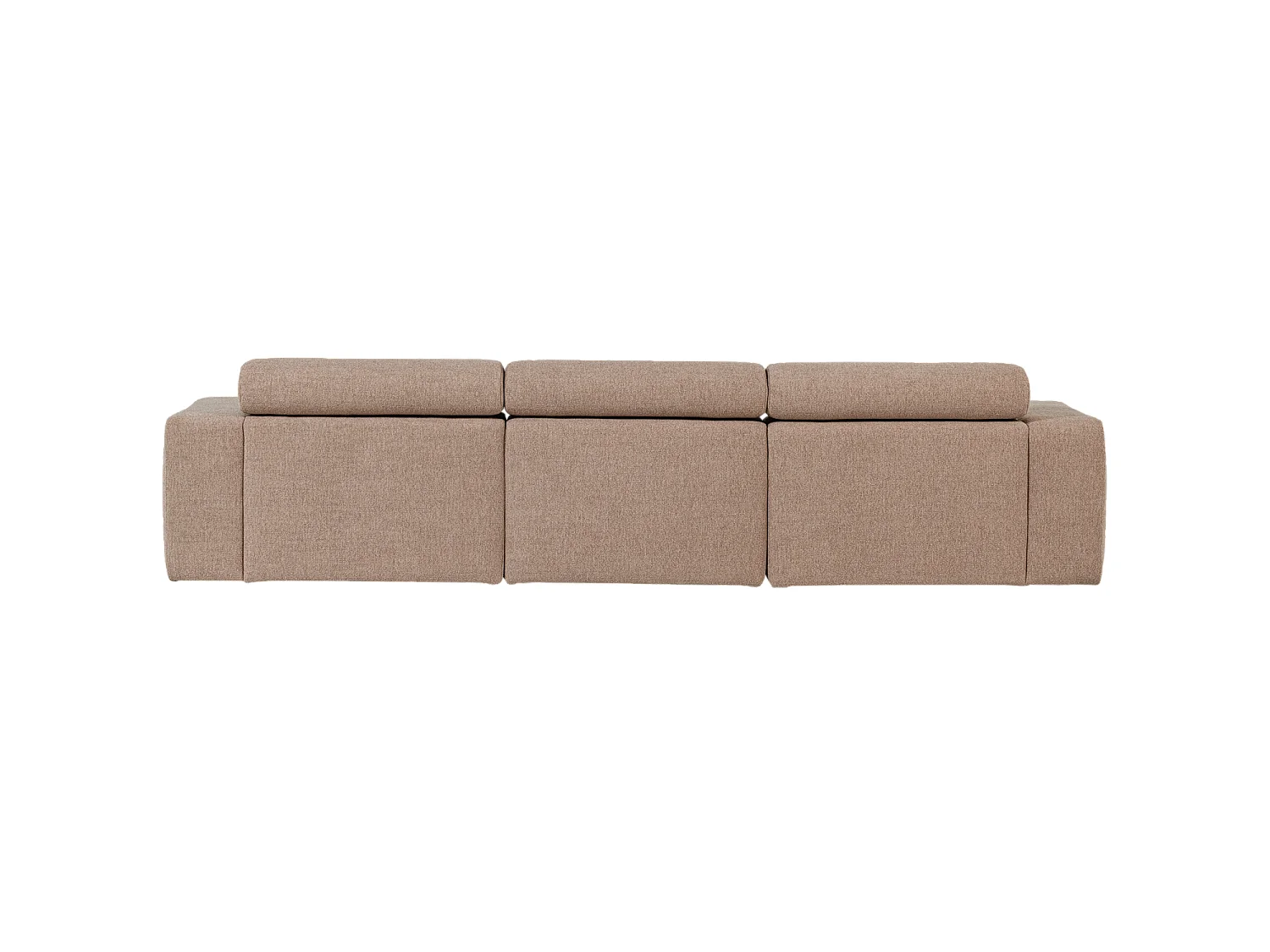 Canapé d'angle gauche en tissu NOVI