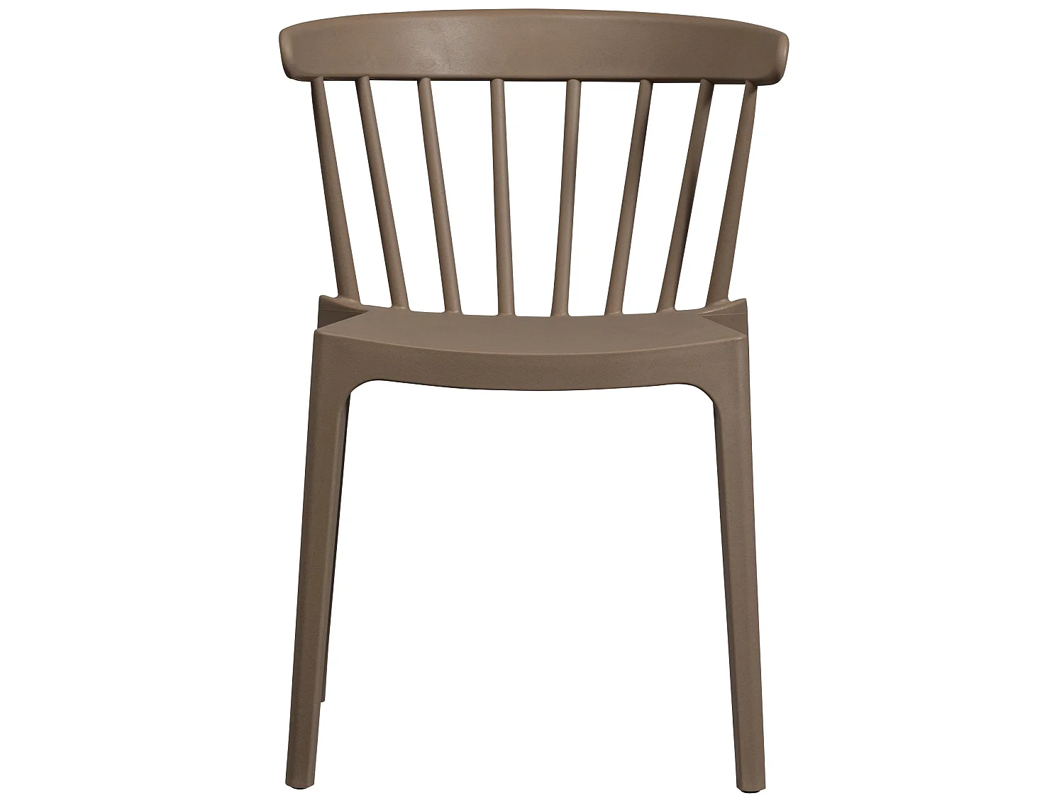 Lot de 2 chaises de jardin en fibre de bambou BORU