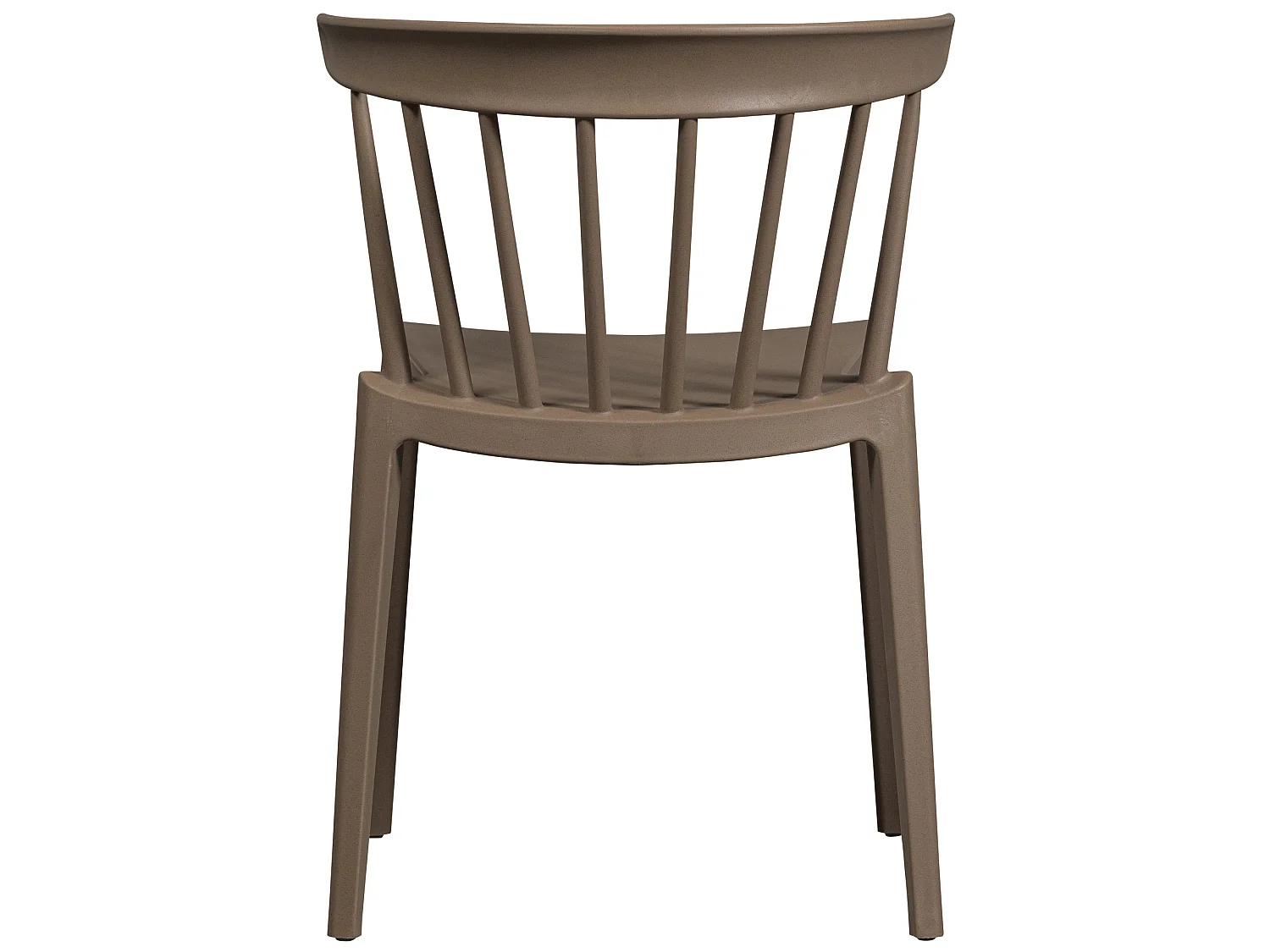 Lot de 2 chaises de jardin en fibre de bambou BORU