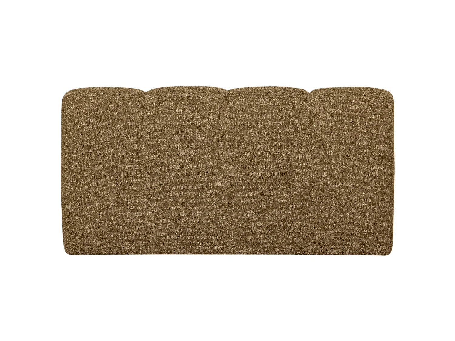 Banc de salle a manger avec dossier en bouclé L164 MOJO