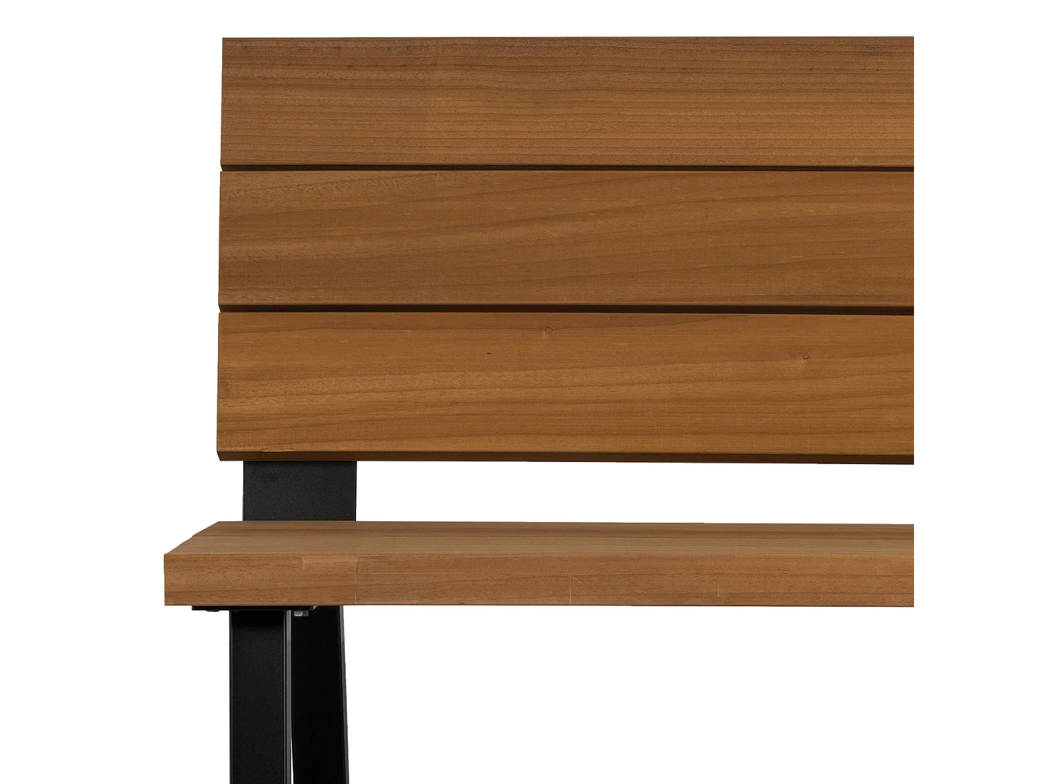 Banc de jardin en bois et métal BANCO