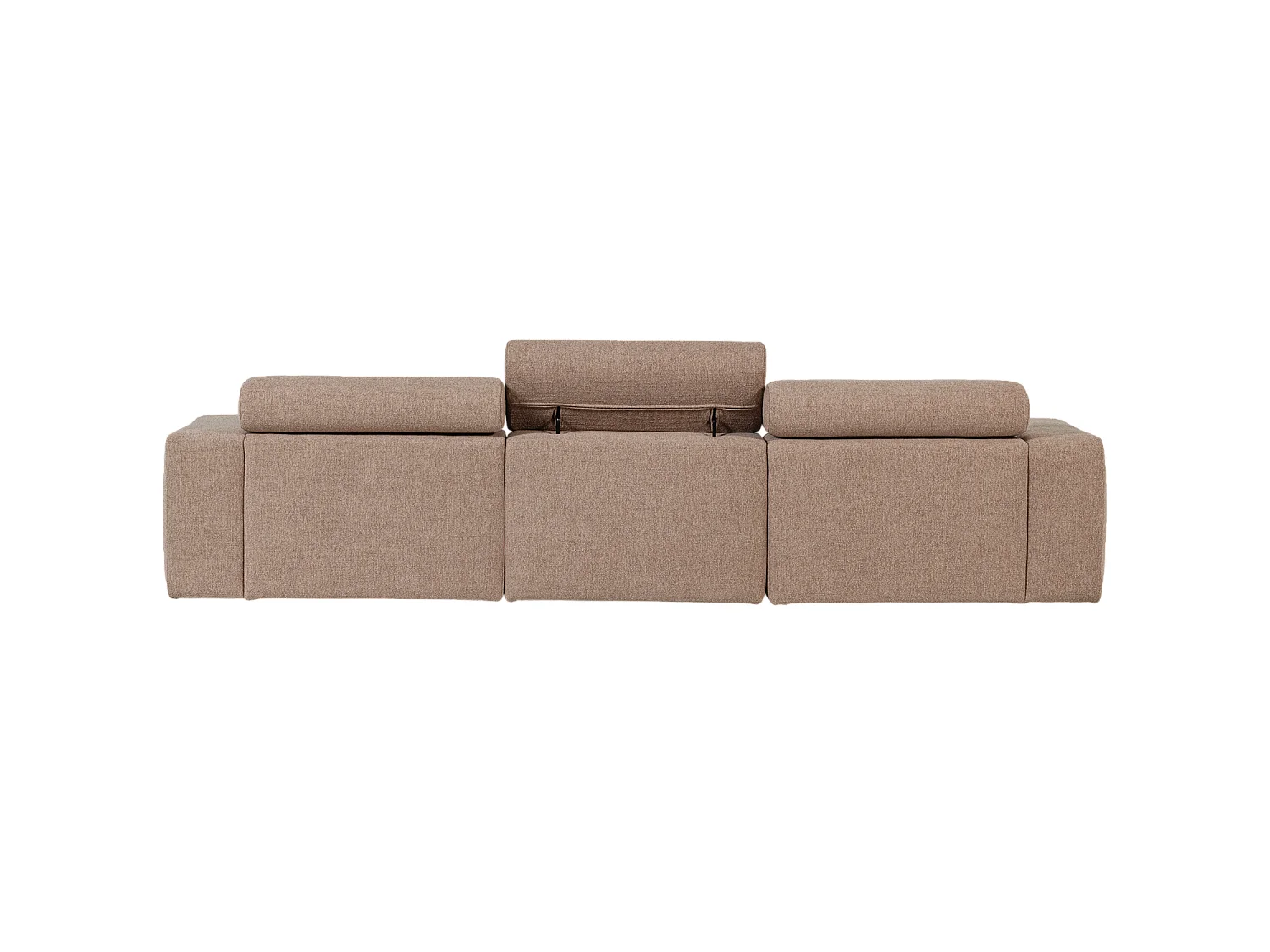 Canapé d'angle droite en tissu NOVI
